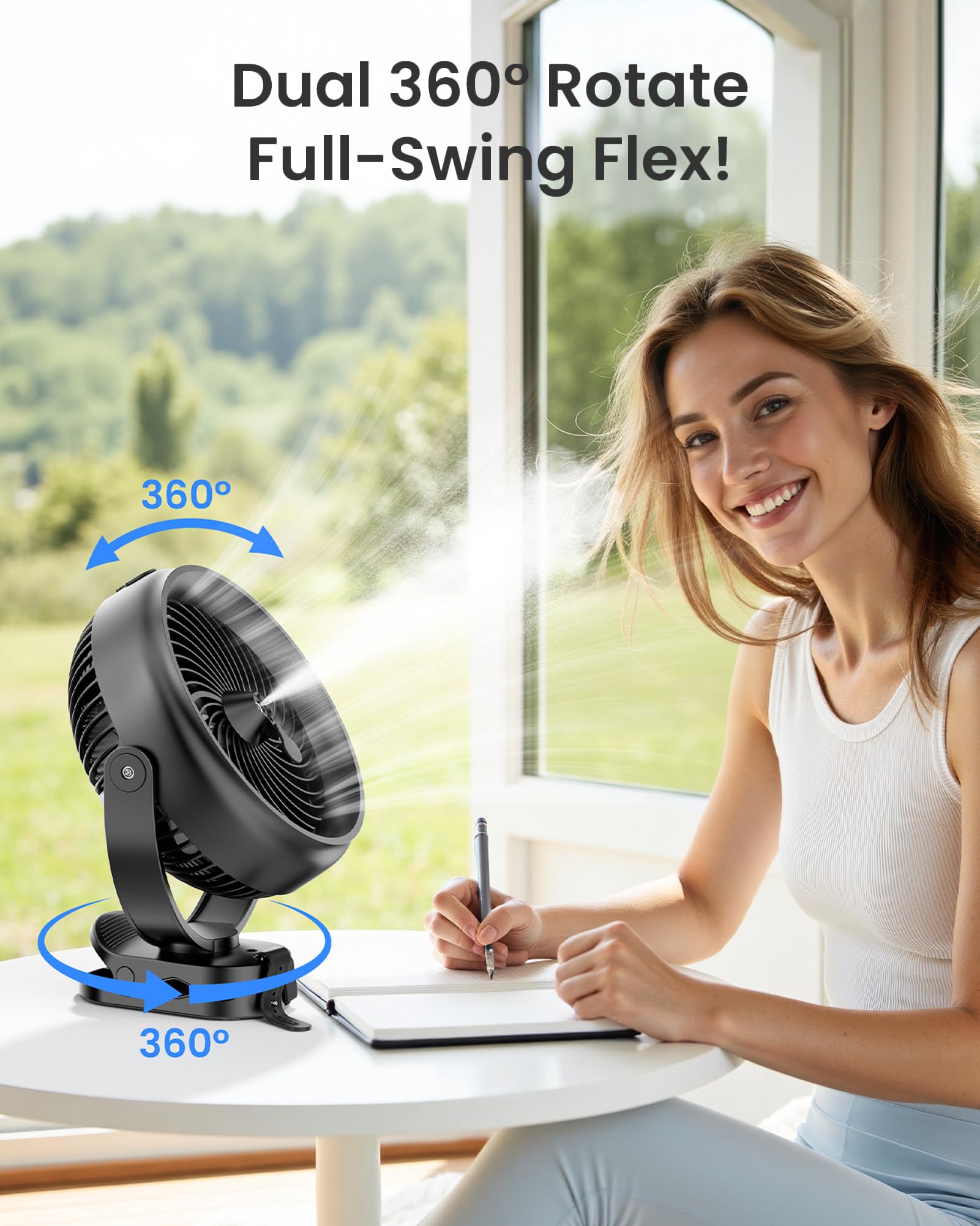Koonie held in hand to show size and travel-friendly portability