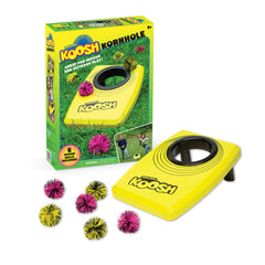 Koosh pelotas neón alineadas, colores llamativos y agarre seguro