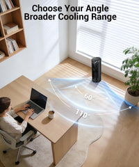 KopBeau ventilador al lado de un libro para comparar tamaño y demostrar portabilidad