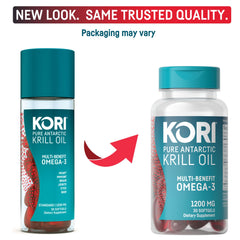 Kori Krill textura y color del aceite, visual de astaxantina como antioxidante