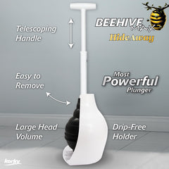Korky primer plano de la goma beehive que sella mejor y protege la porcelana