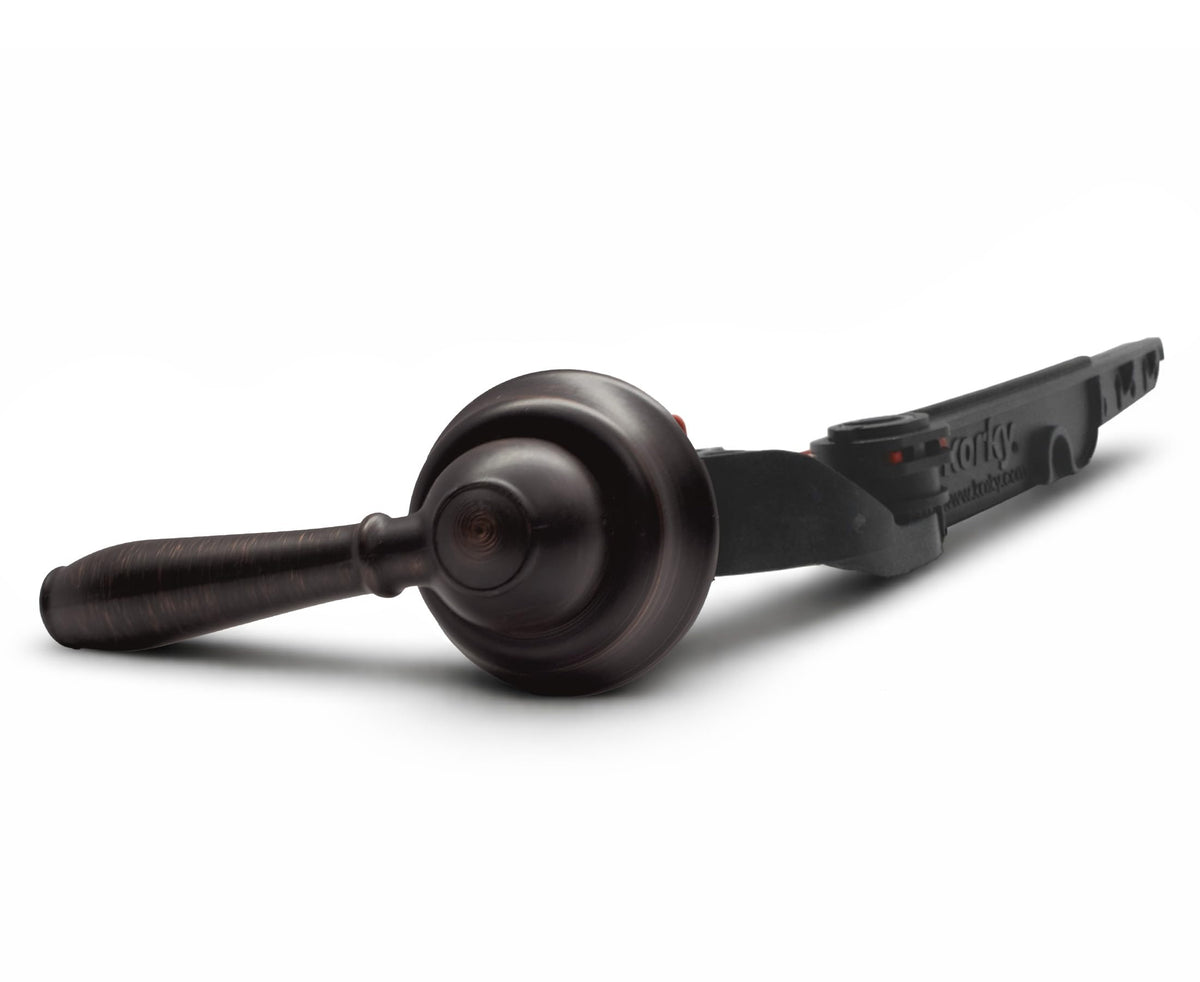 Korky manija frontal oil-rubbed bronze mejora estética y ajuste