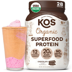 KOS envase frontal chocolate muestra presentación y claridad de ingredientes