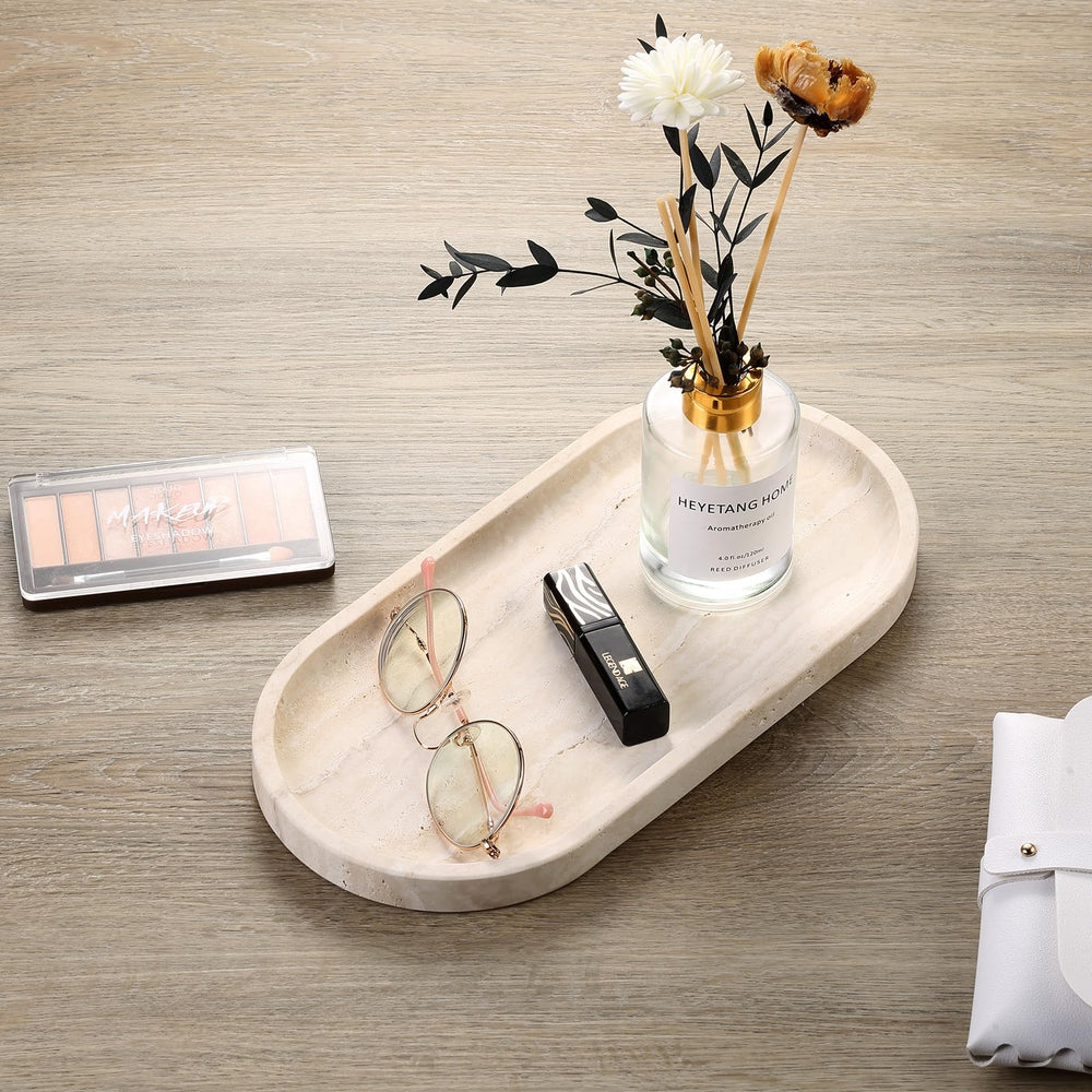 Koville bandeja con velas encendidas, añade calidez decorativa