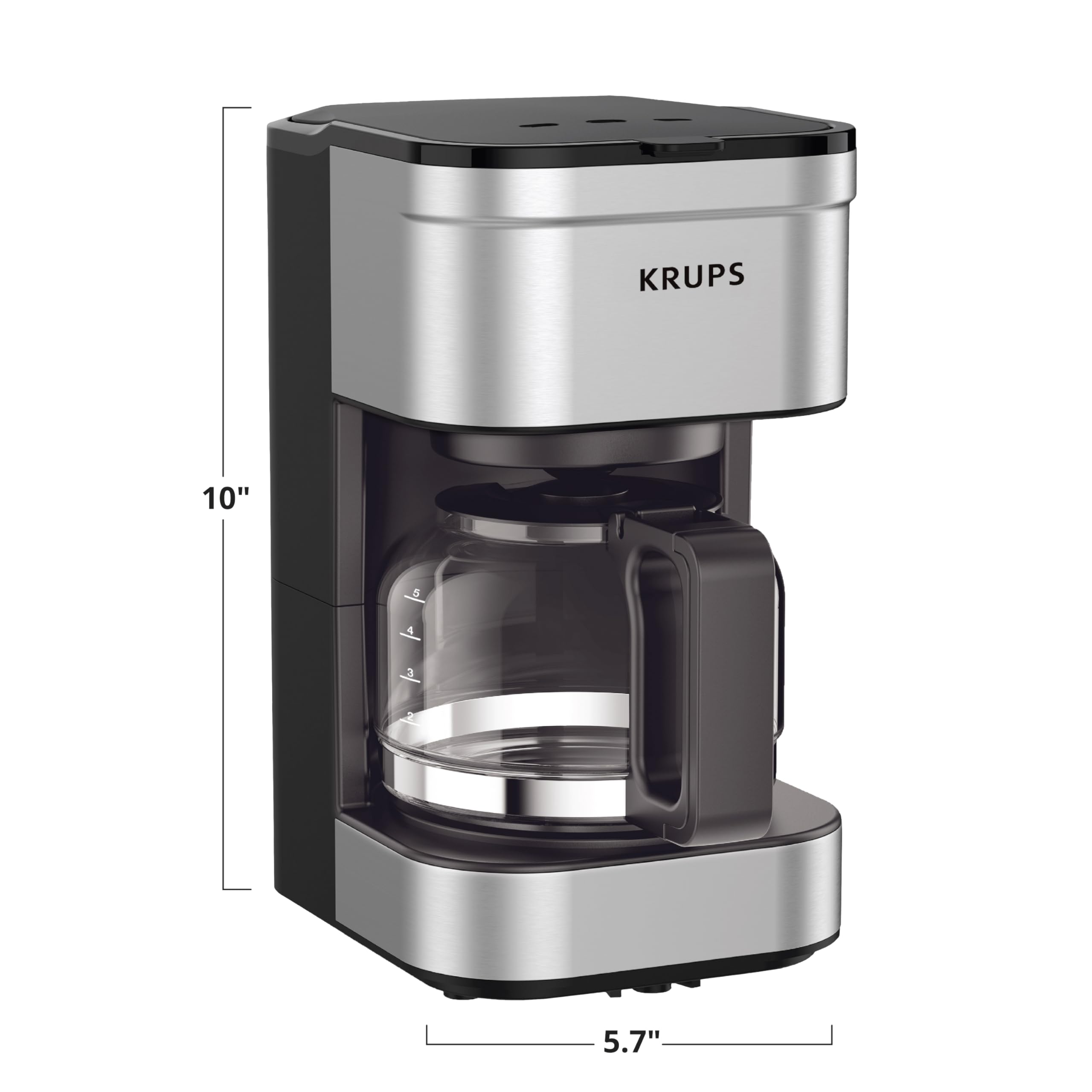 KRUPS accesorios incluidos: jarra, filtro permanente y cuchara medidora