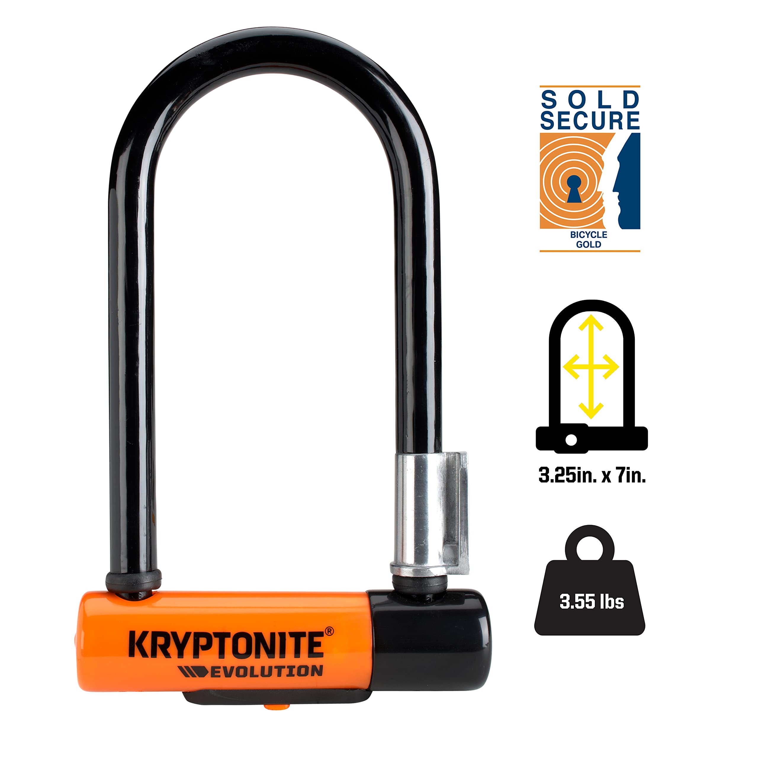 Kryptonite cilindro tipo disco con cubierta deslizante para protección