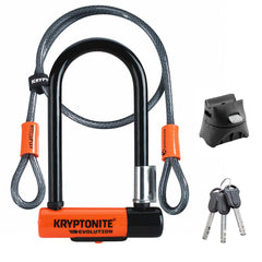 Kryptonite candado frontal mostrando su forma compacta y seguridad