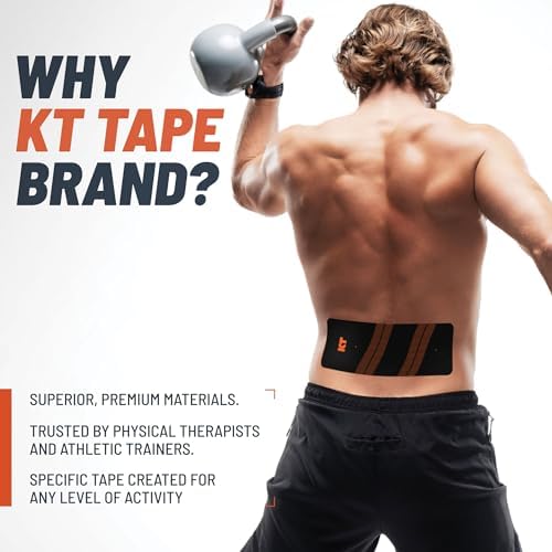 KT Tape Pro Wide en uso durante natación mostrando adhesión resistente al agua