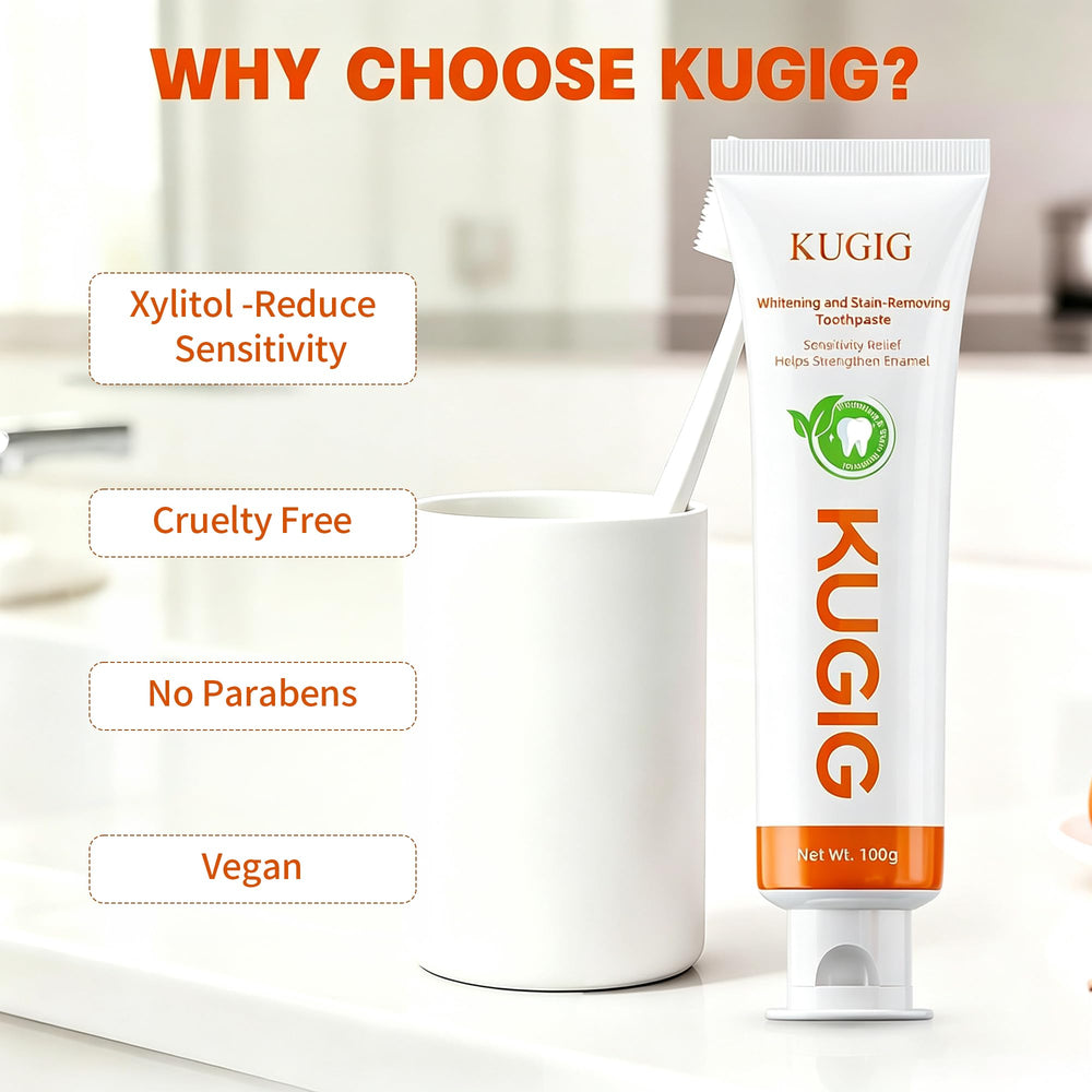 KUGIG representando menta fresca y aliento limpio, beneficio: sensación de frescor