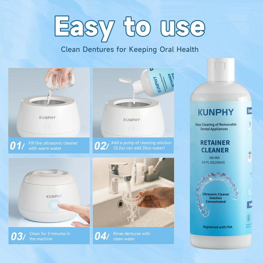 kunphy botella junto a regla para comparar tamaño y capacidad 8.5 oz