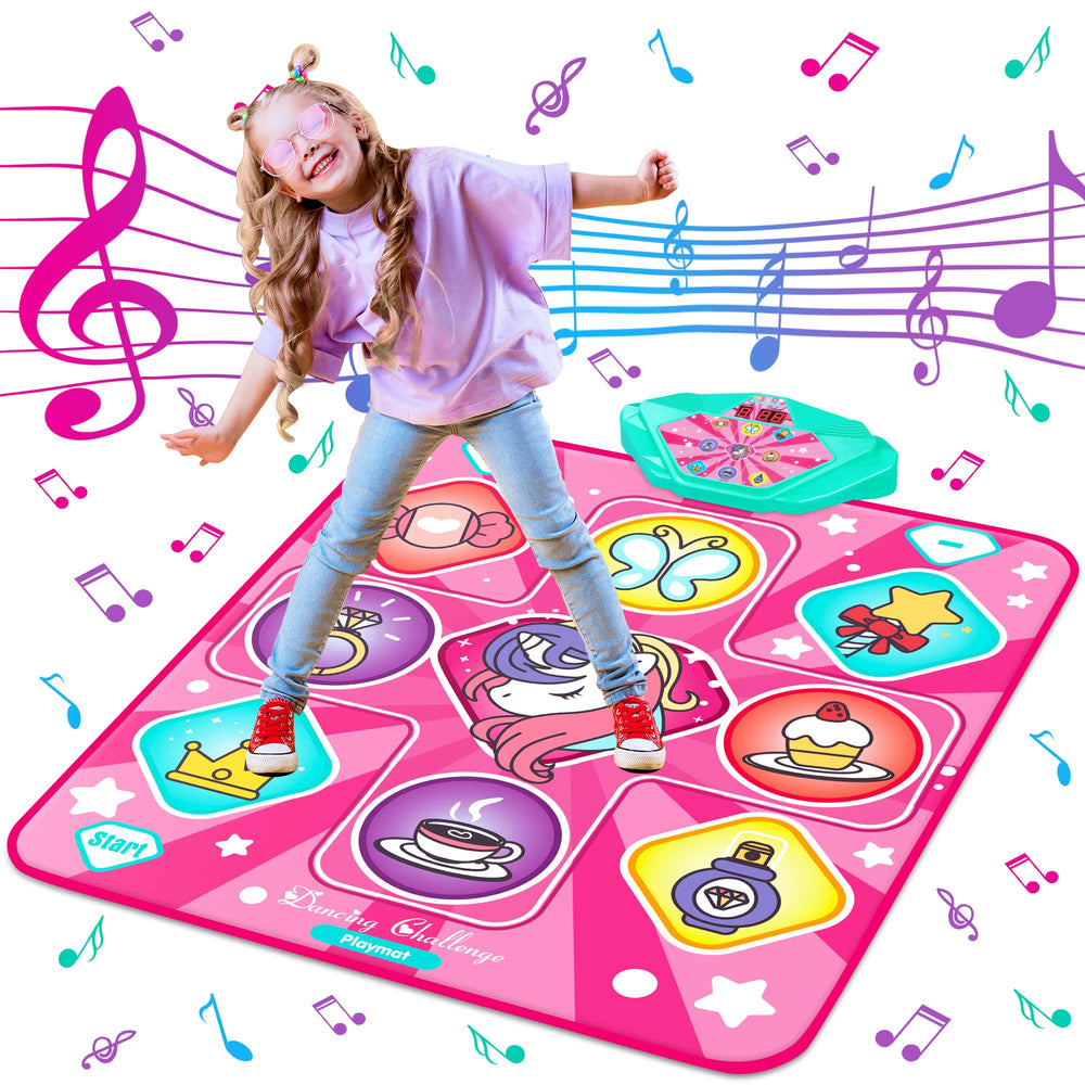 Kusntin alfombra frontal con unicornio, diversión musical instantánea