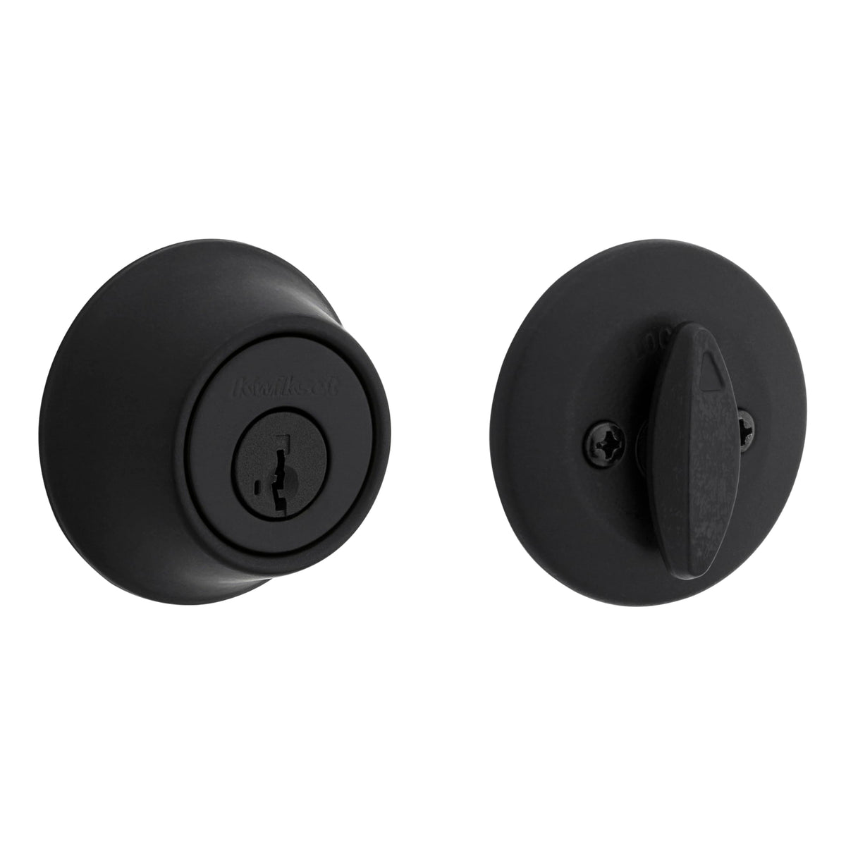 Kwikset cerrojo 660 frontal mostrando diseño y seguridad