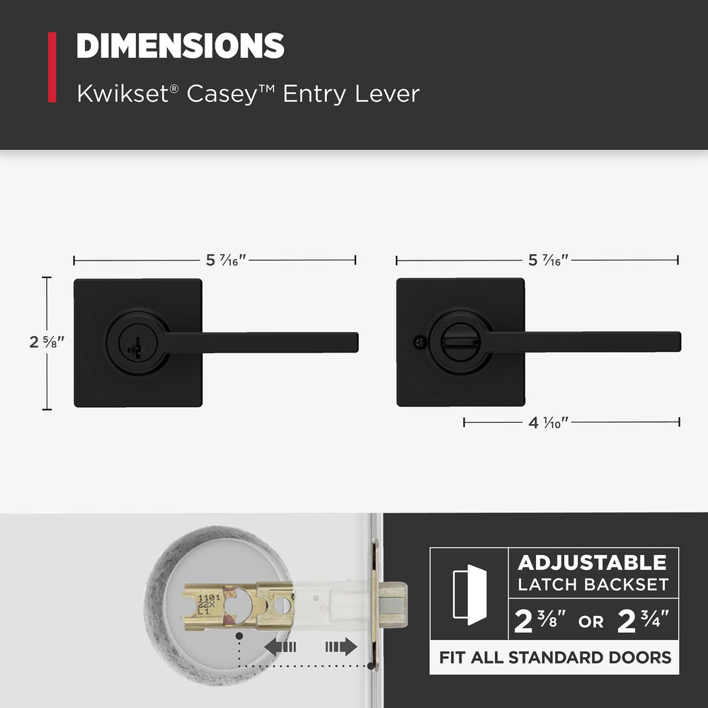 Kwikset Casey en ambiente hogareño integrándose con decoración moderna