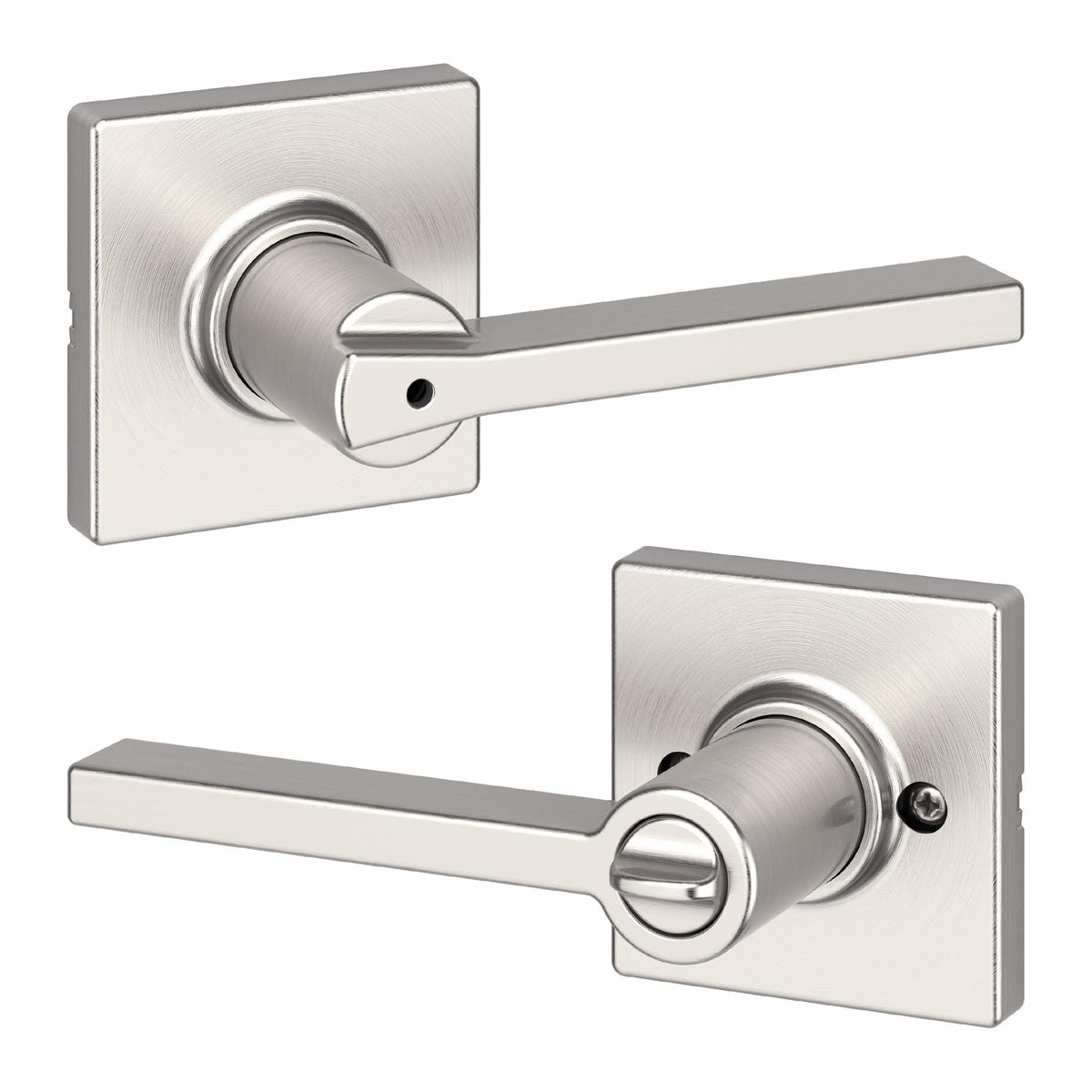 Kwikset Casey vista frontal del paquete mostrando diseño moderno y beneficio estético