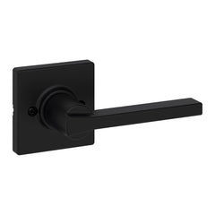 Kwikset Casey vista frontal negro mate, apariencia moderna y elegante