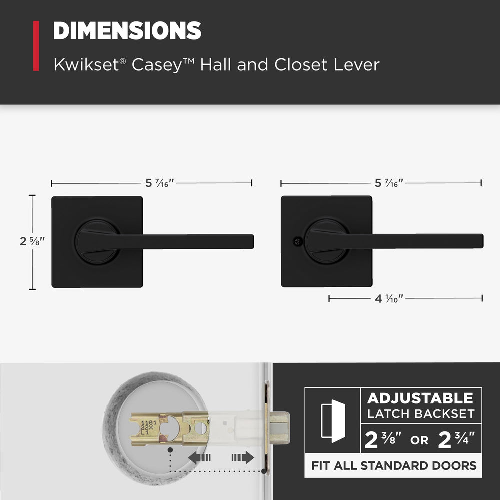 Kwikset instalación de la Casey con destornillador, montaje sencillo DIY