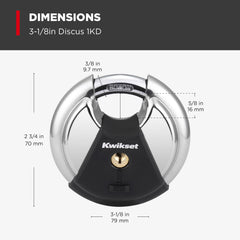 Kwikset cilindro cubierto para evitar humedad y suciedad en llave