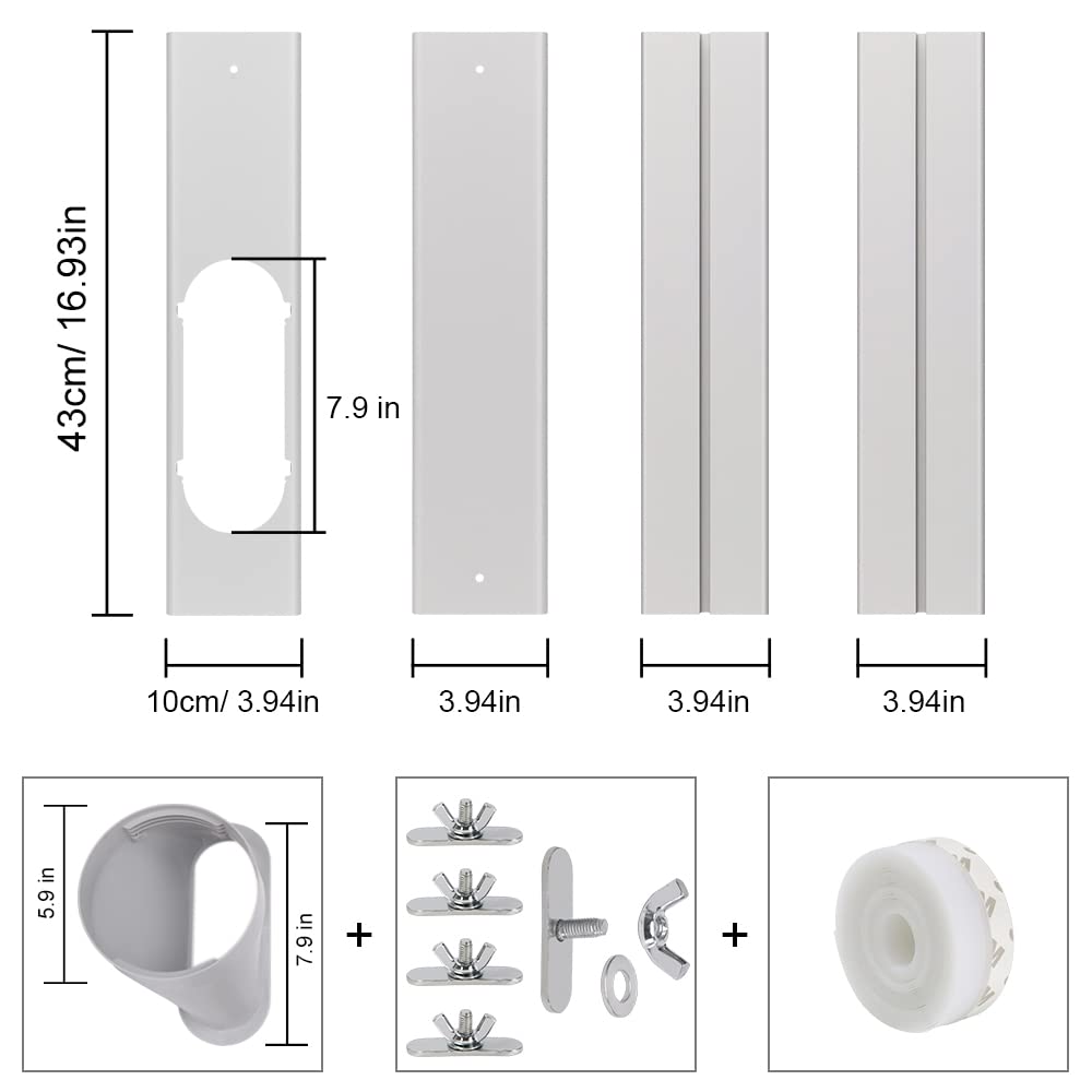 Kxuhivc manguera de escape 5.9" extendida para mayor alcance