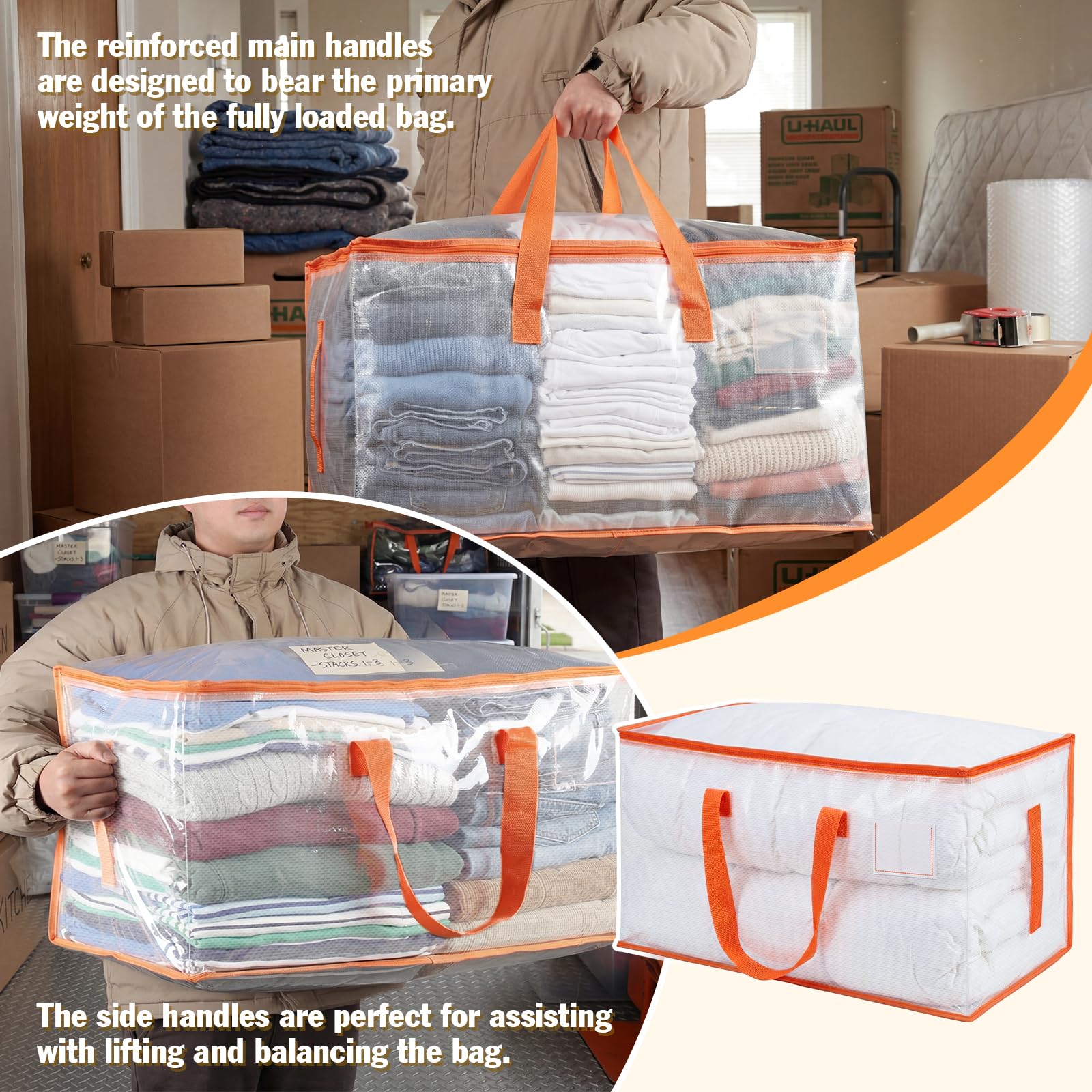 KYODOLED bolsillo frontal para etiquetas organiza y clasifica rápido
