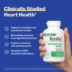 Kyolic open bottle with capsules visible offering convenient dosing