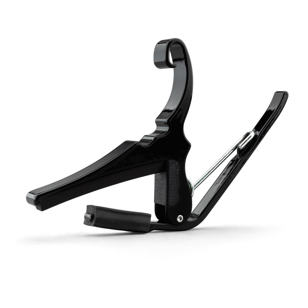 Kyser KG6BA close-up of rubber pad protecting strings and ensuring even pressure