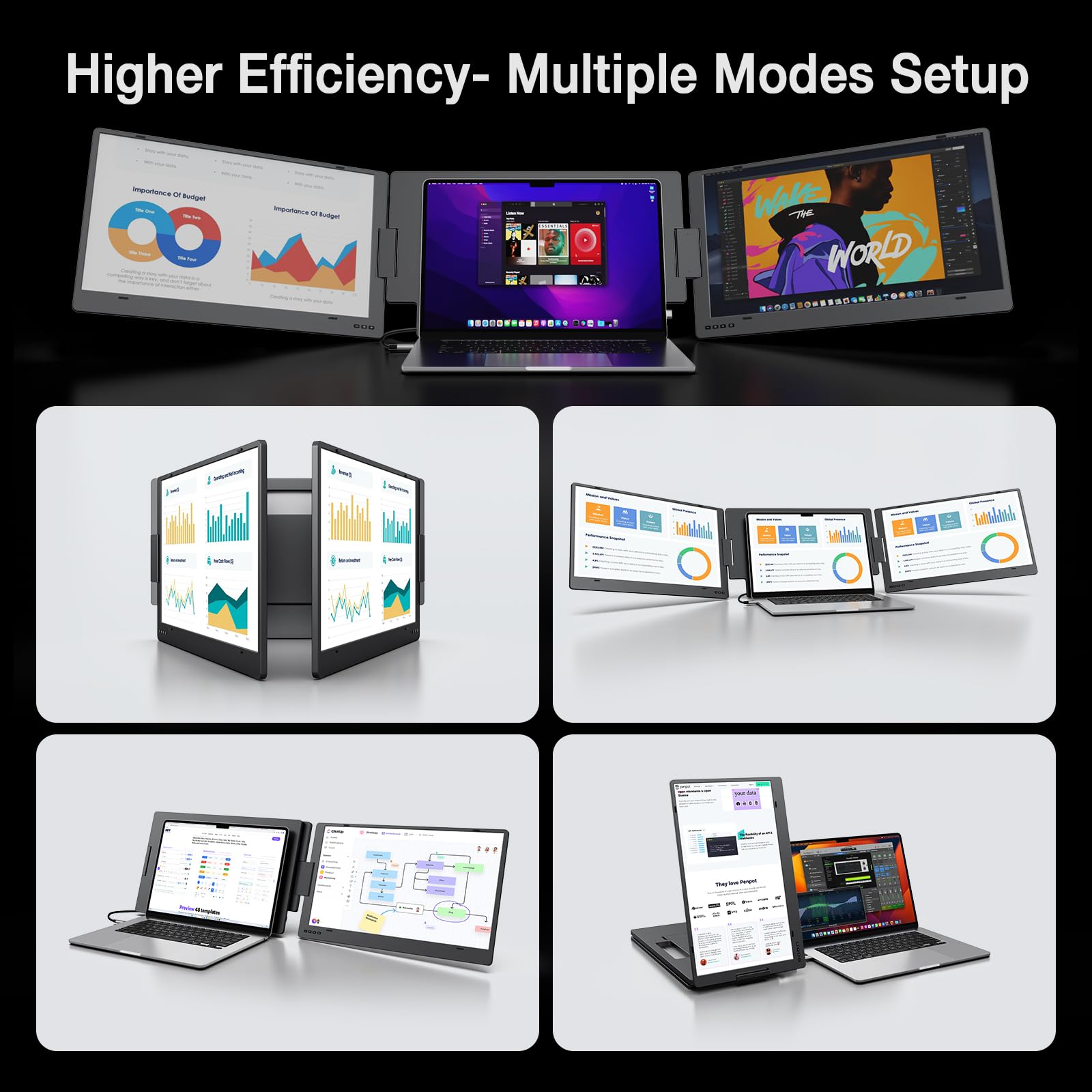 KYY comparación de tamaño con laptop para visualizar portabilidad