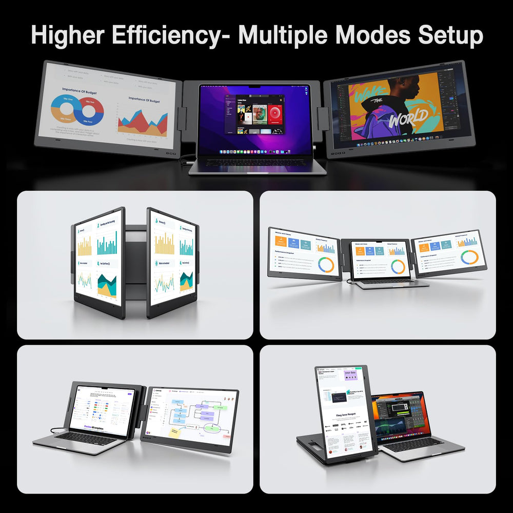 KYY comparación de tamaño con laptop para visualizar portabilidad