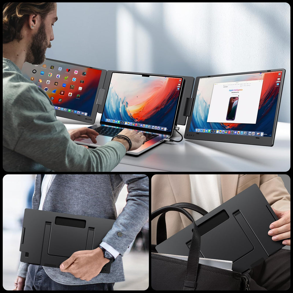 KYY puertos USB-C y USB-A mostrando conexión rápida y una sola cable
