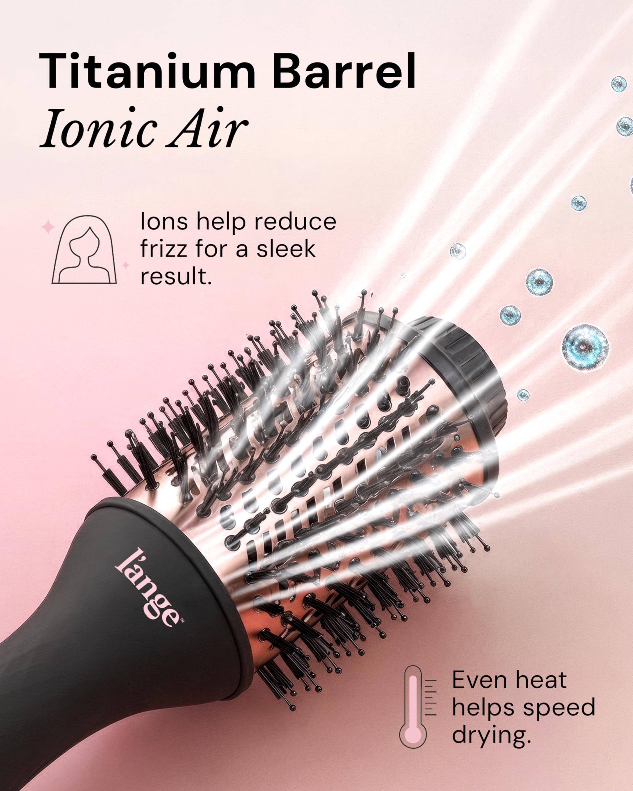 L'ANGE HAIR detalle de raíces elevadas mostrando volumen duradero