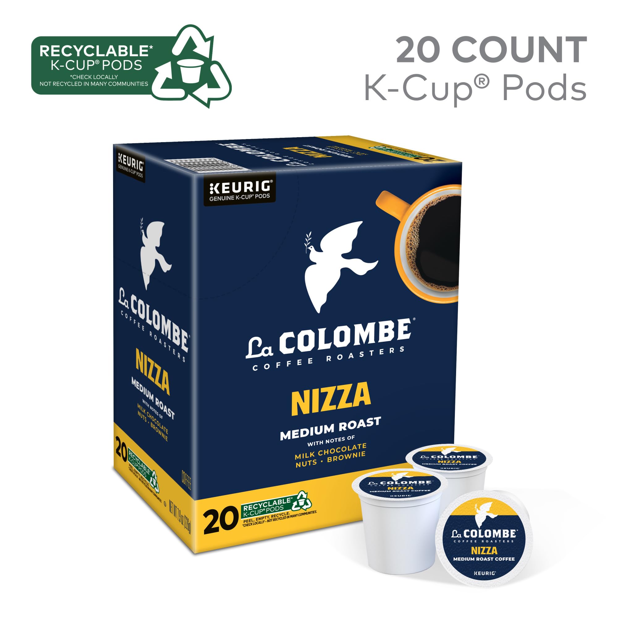 La Colombe cápsula K-Cup en mano mostrando facilidad de uso