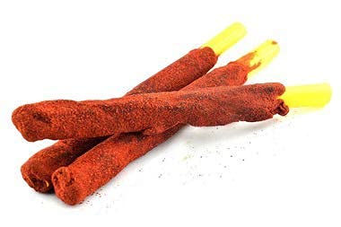La Helada primer plano del recubrimiento de chile resaltando textura y sabor