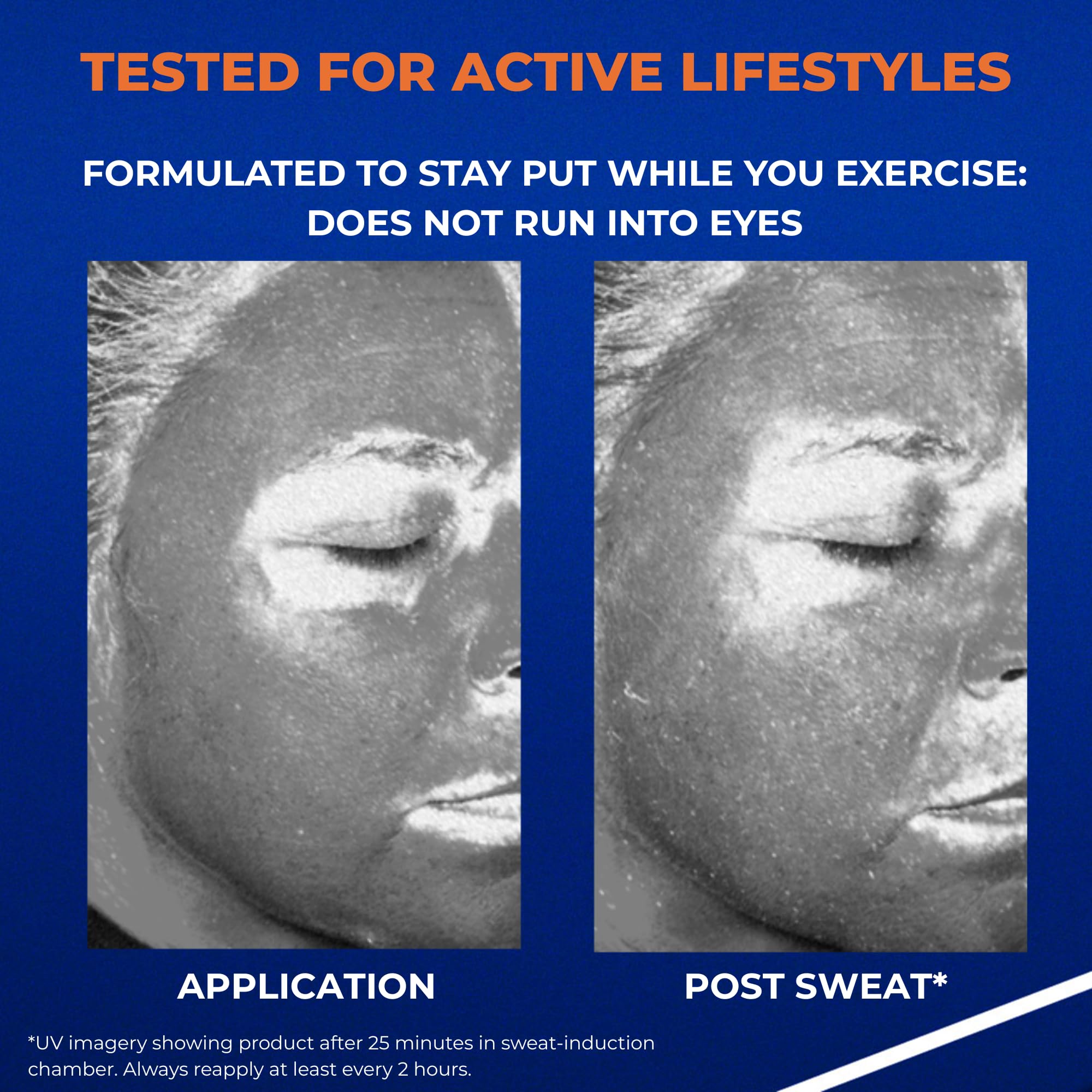 La Roche-Posay aplicación en rostro de deportista para protección duradera