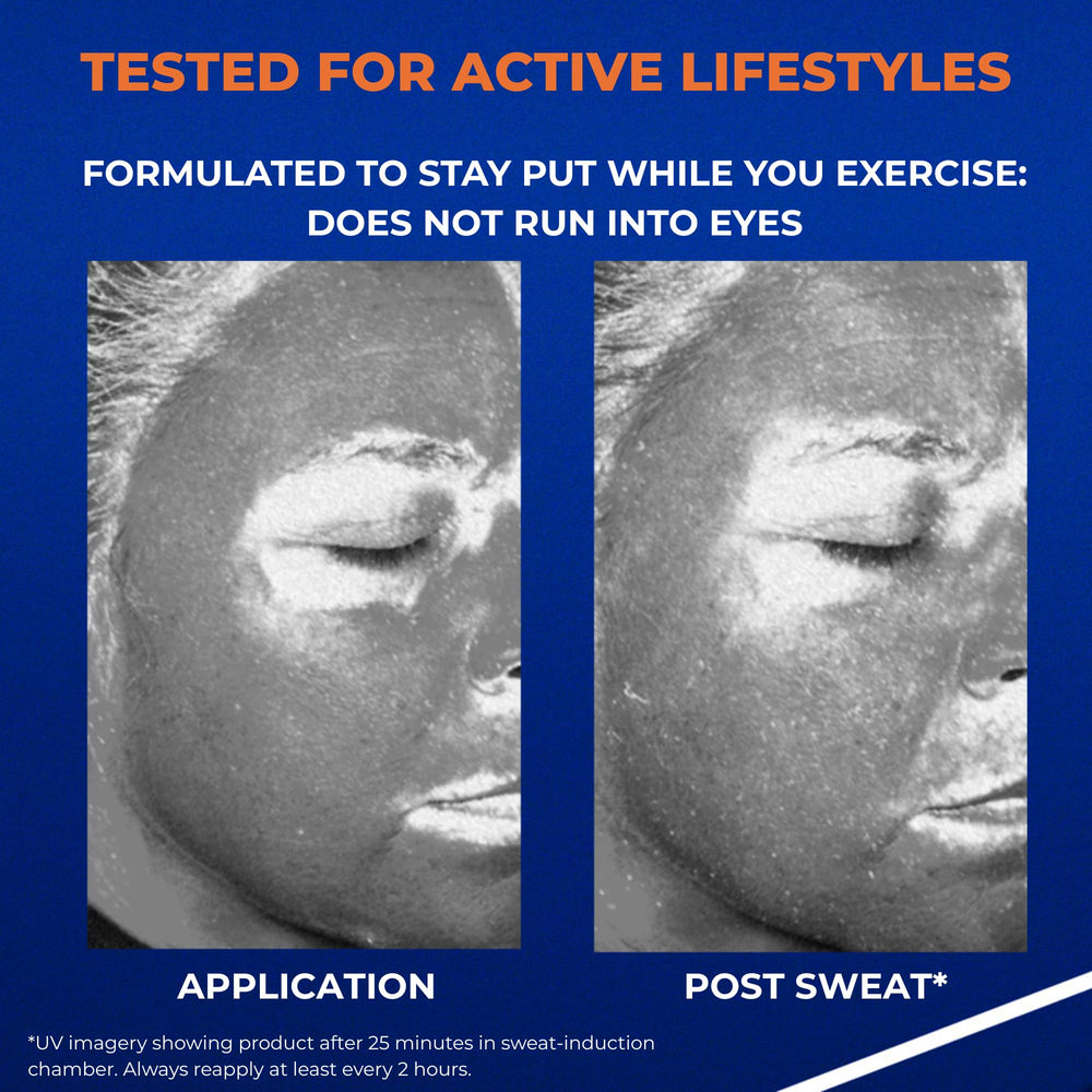 La Roche-Posay aplicación en rostro de deportista para protección duradera