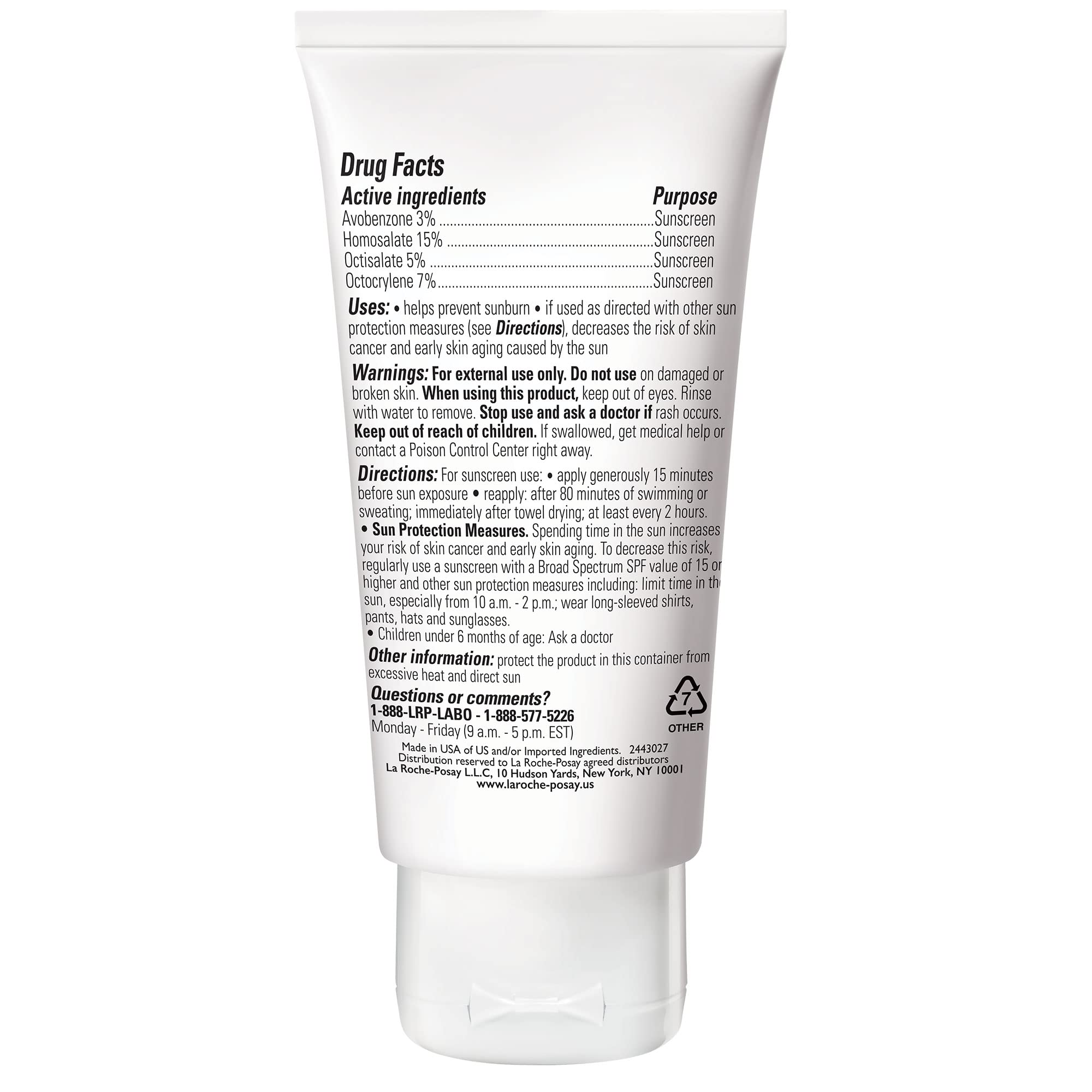 La Roche-Posay Anthelios in beach setting showing water-resistant protection during activity