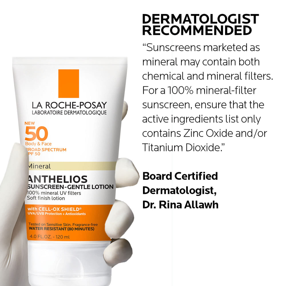 La Roche-Posay tamaño 3 oz junto a objeto para comparación fácil