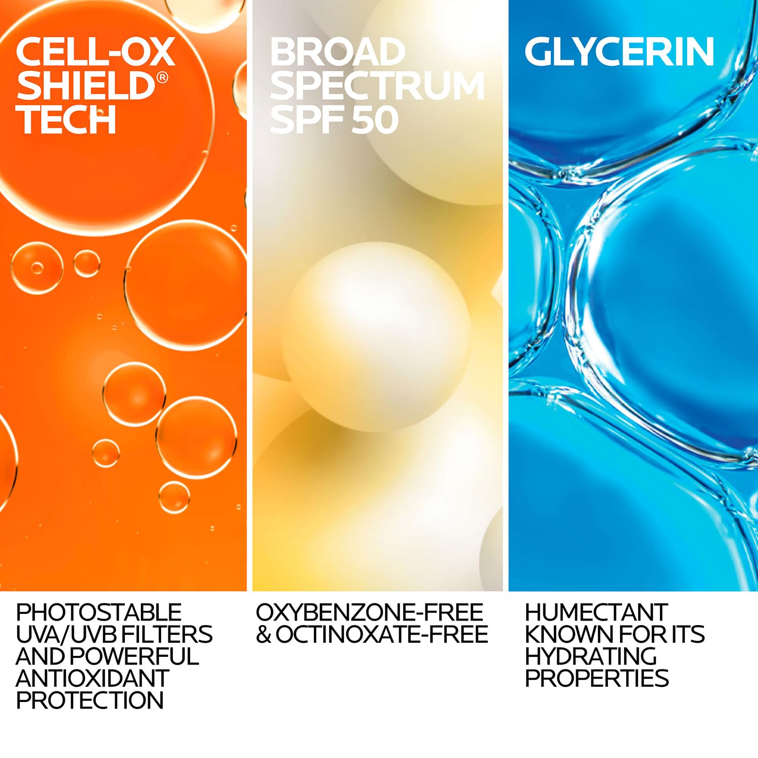 La Roche-Posay textura del protector solar: acabado invisible y no graso