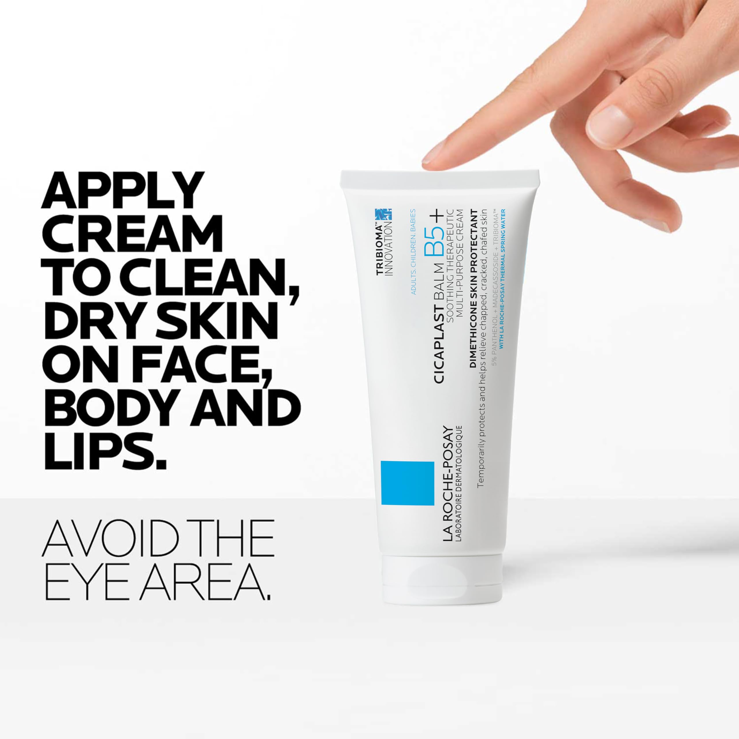 La Roche-Posay uso en bebé en pierna para proteger piel sensible