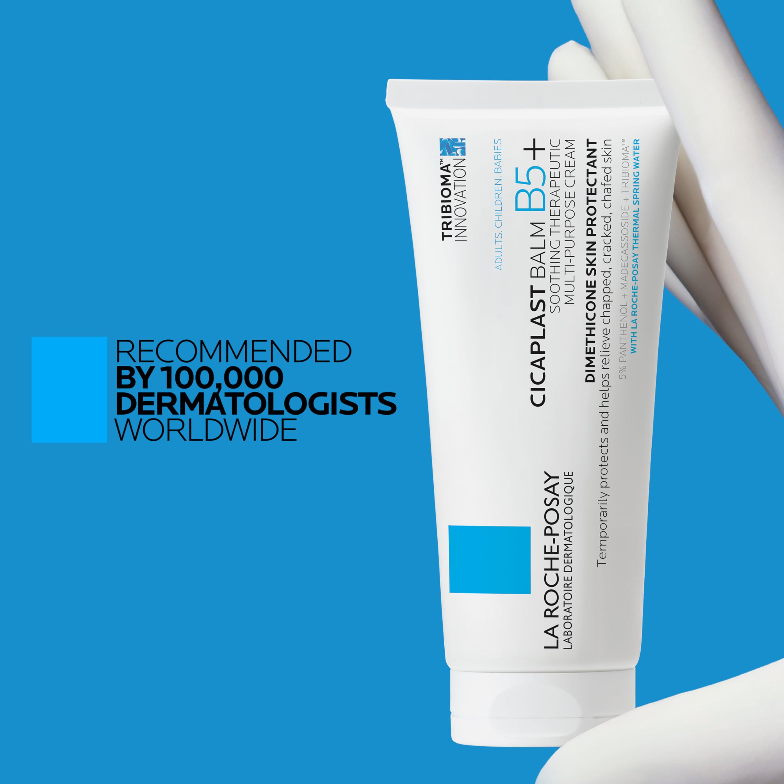 La Roche-Posay rutina nocturna con el bálsamo para reparación intensiva