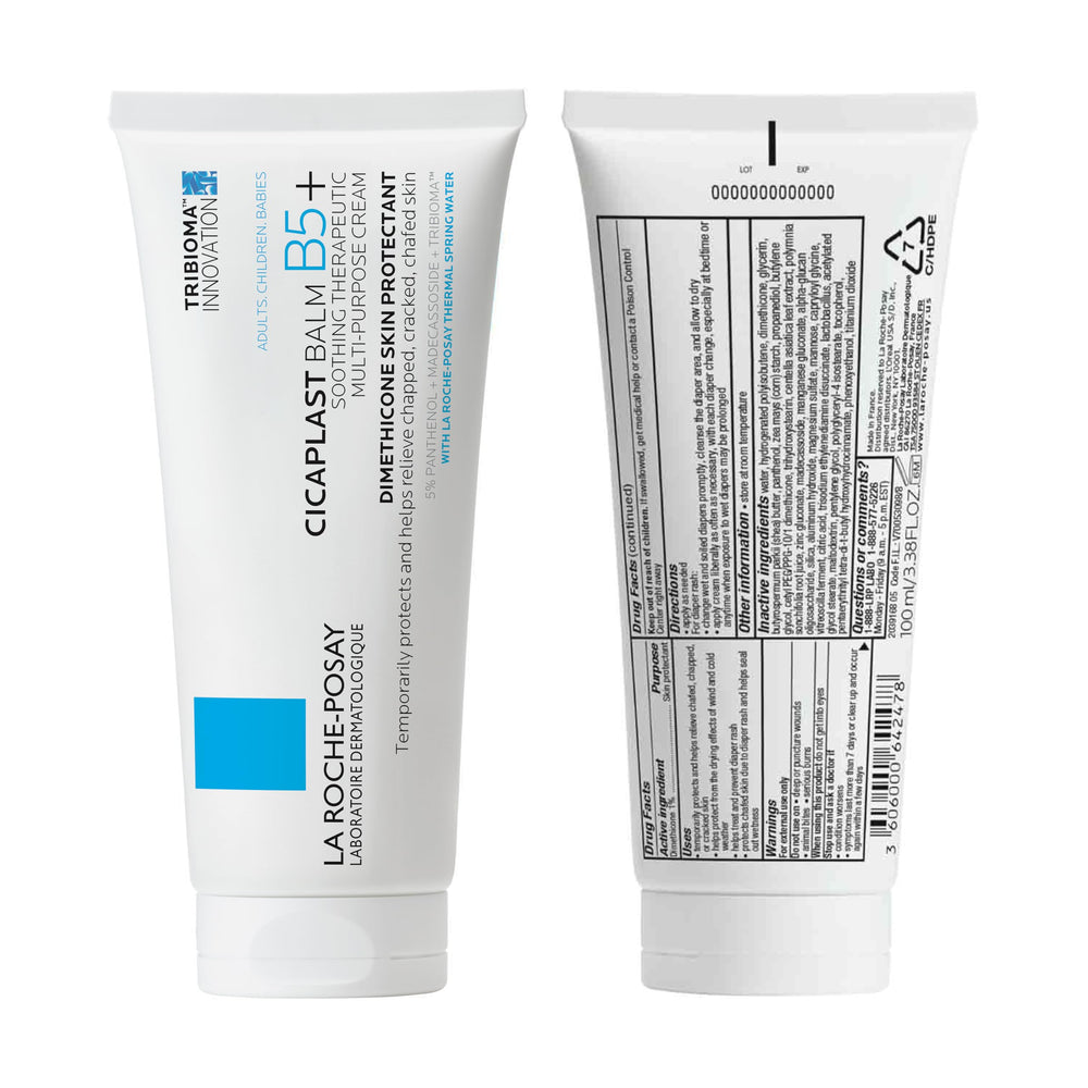 La Roche-Posay bálsamo aplicado en labios para suavizar y proteger