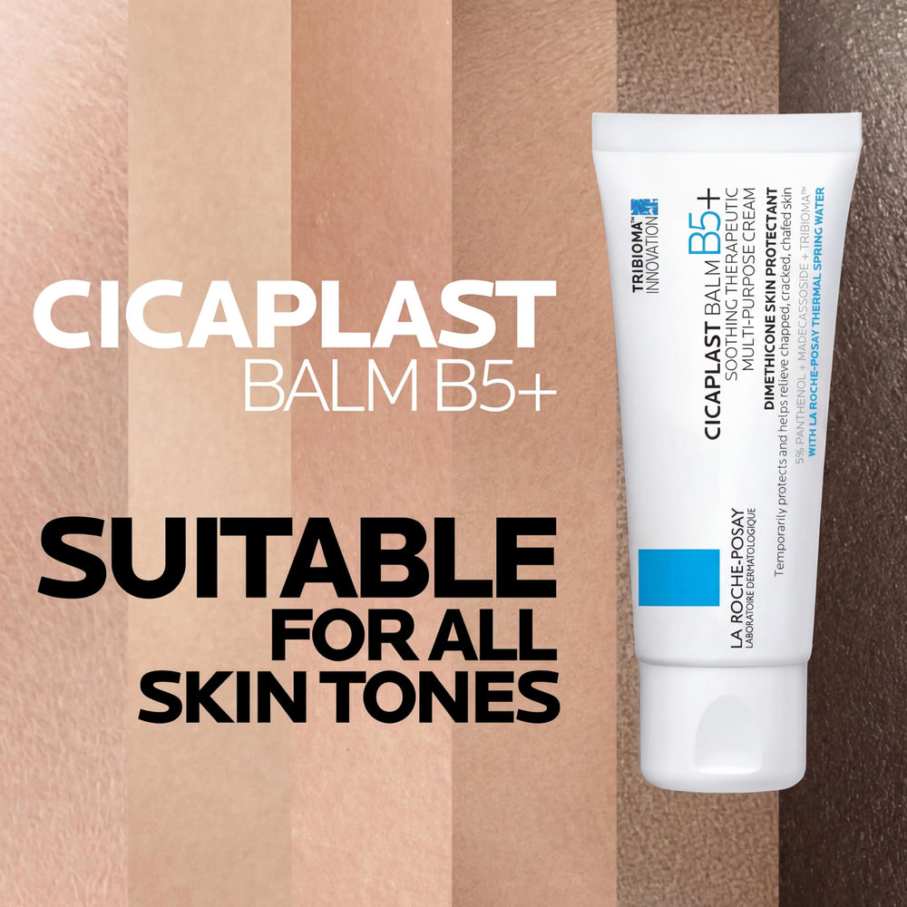 La Roche-Posay manos tratadas con Cicaplast mostrando hidratación inmediata y flexibilidad
