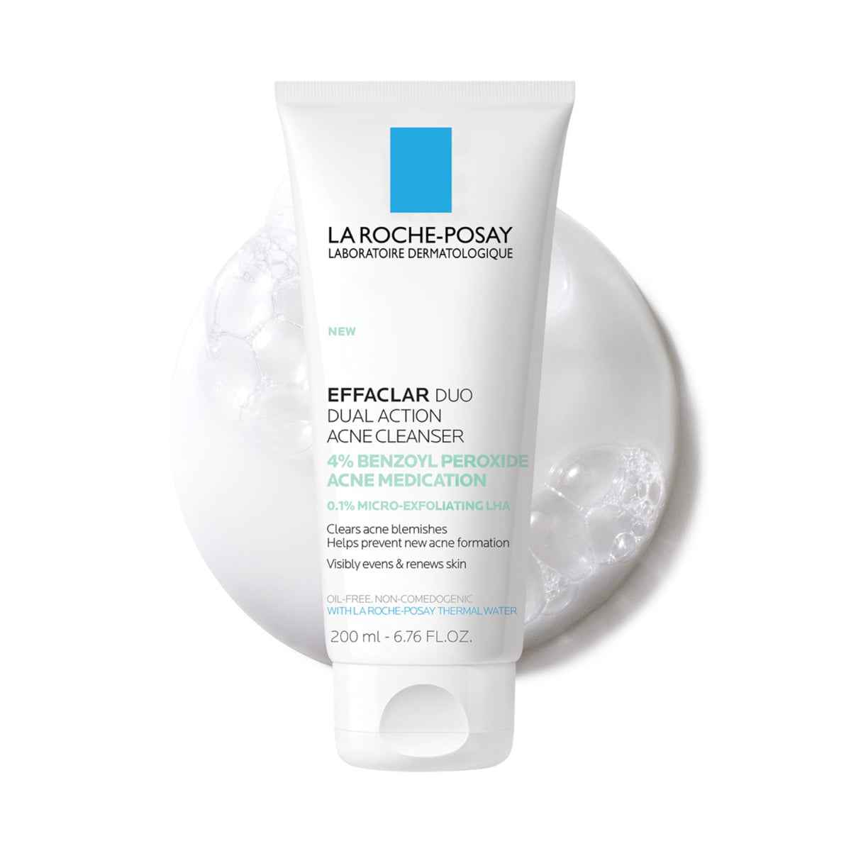 La Roche-Posay Effaclar Dual envase frontal beneficio limpieza profunda