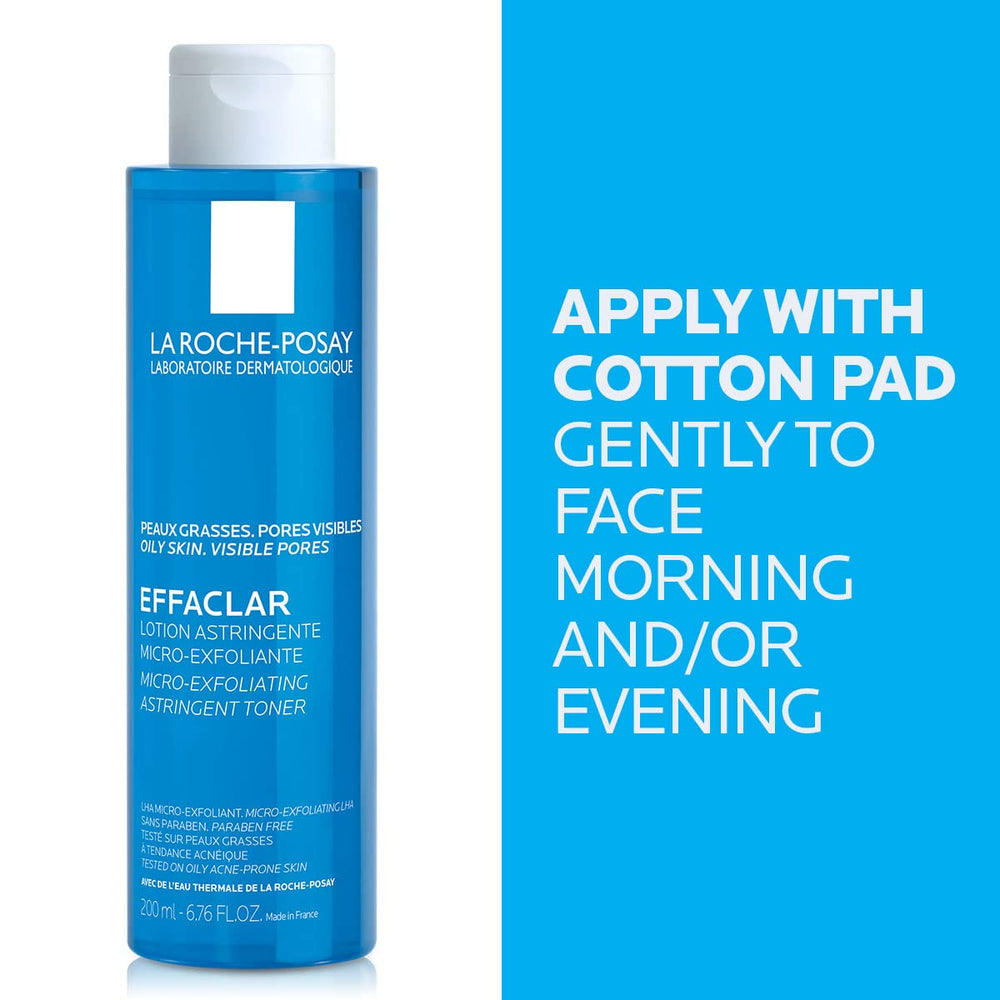 La Roche-Posay Effaclar en baño sobre repisa mostrando inclusión en rutina