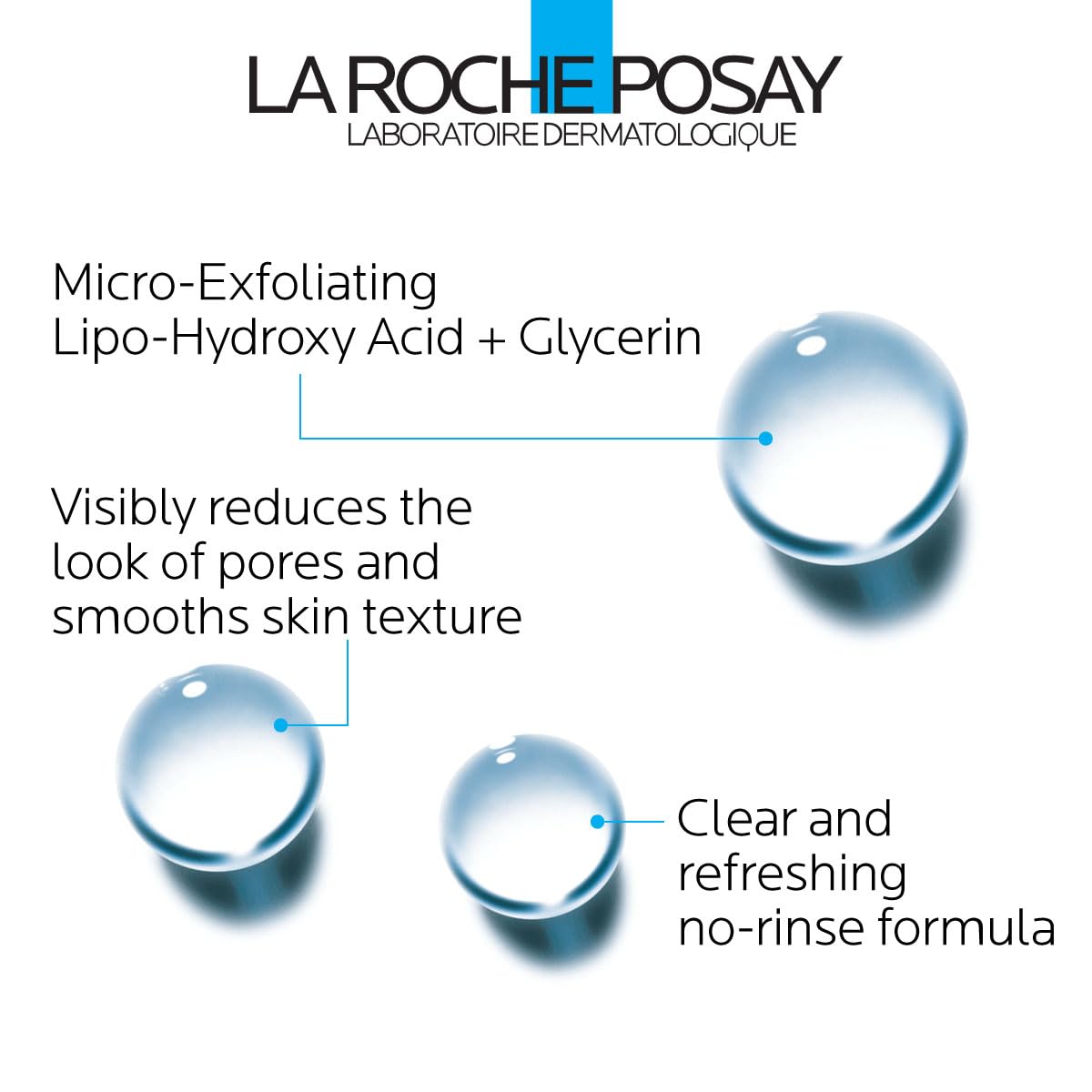 La Roche-Posay Effaclar ingredientes clave LHA y agua termal calmante