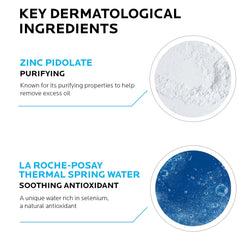 La Roche-Posay Effaclar textura de gel transformándose en espuma suave para limpieza eficaz