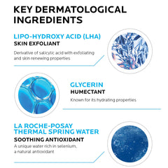 La Roche-Posay Effaclar uso diario mostrando aplicación sobre rostro