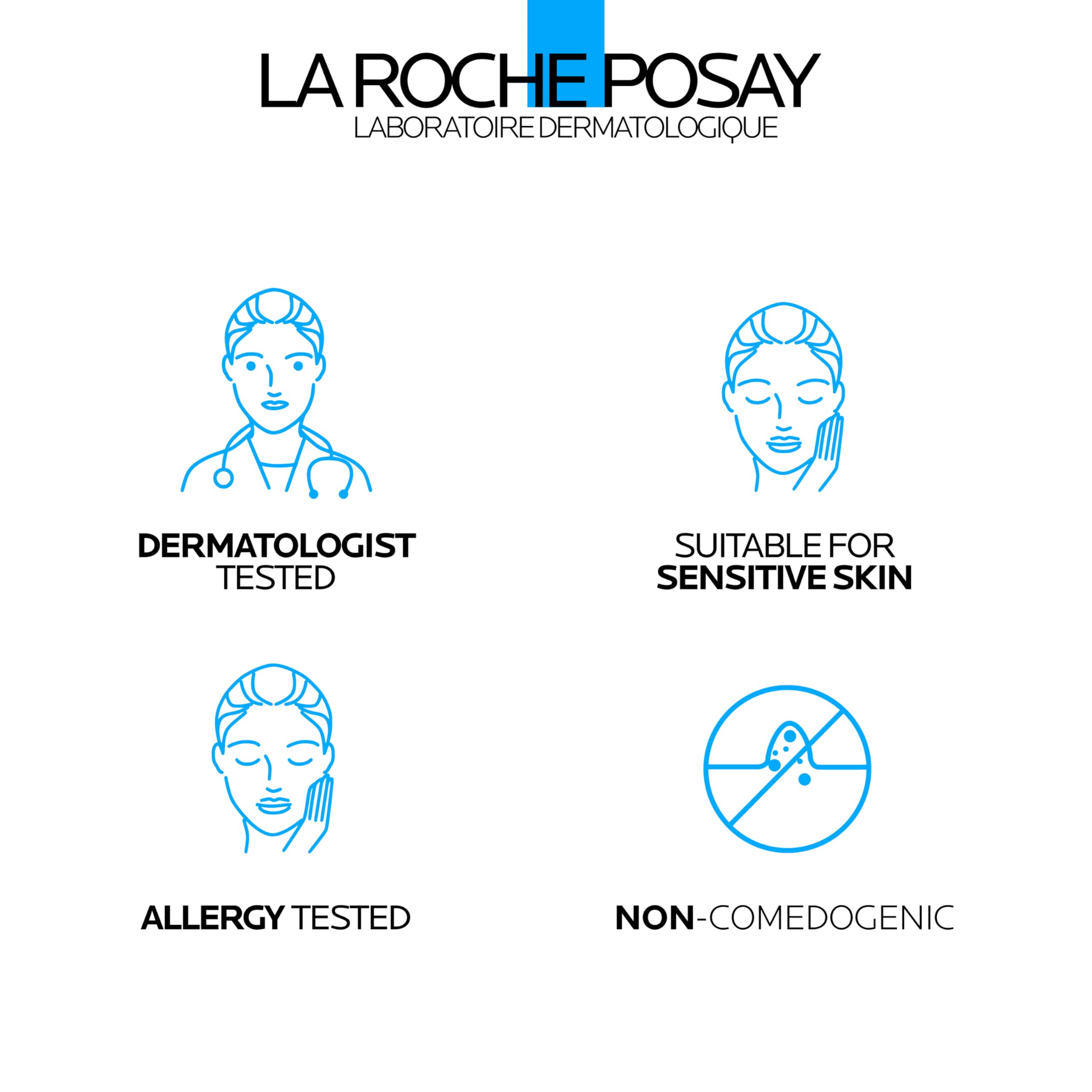 La Roche-Posay etiqueta de ingredientes enfocando Vitamina Cg y B3 beneficios