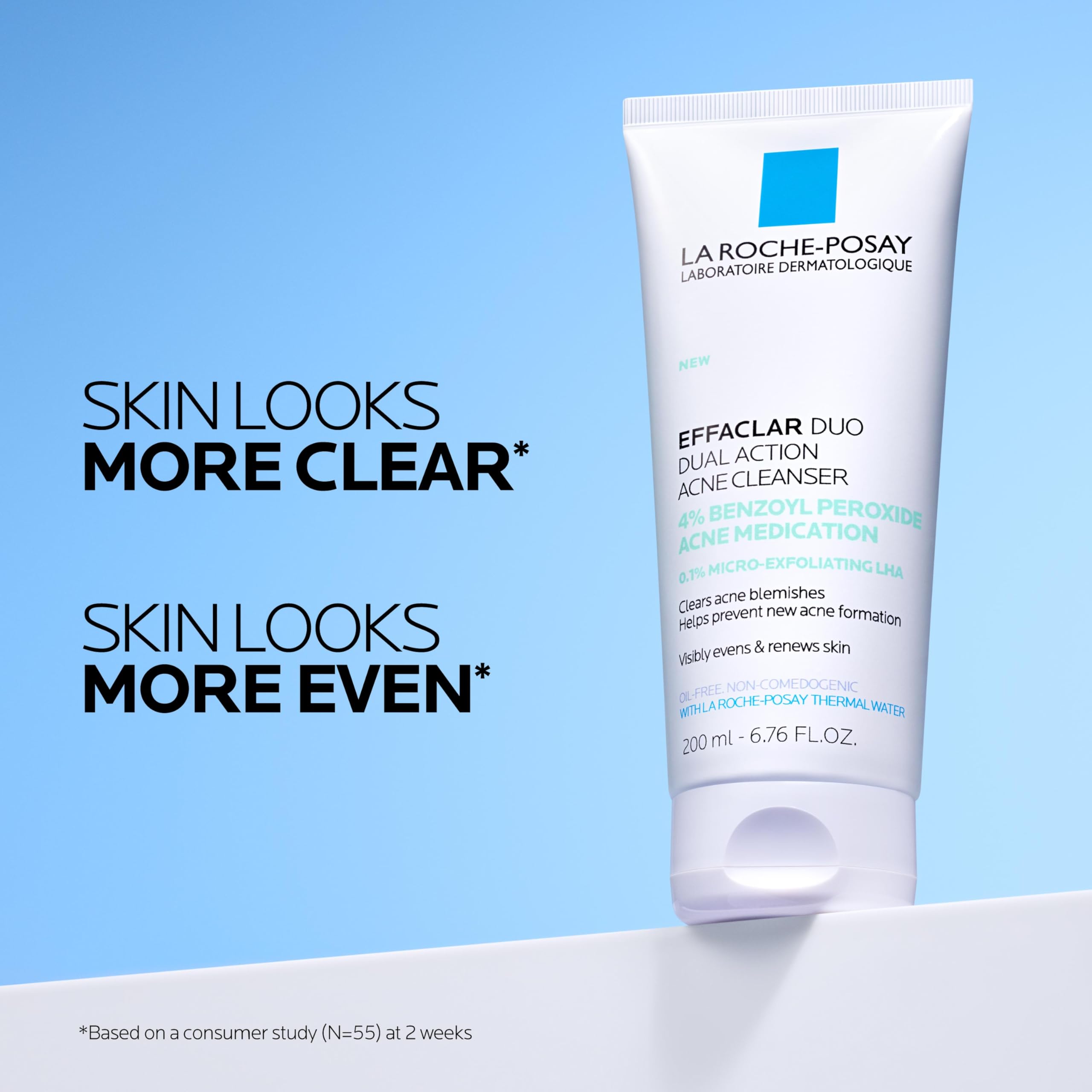 La Roche-Posay producto junto al lavabo ideal para rutina diaria