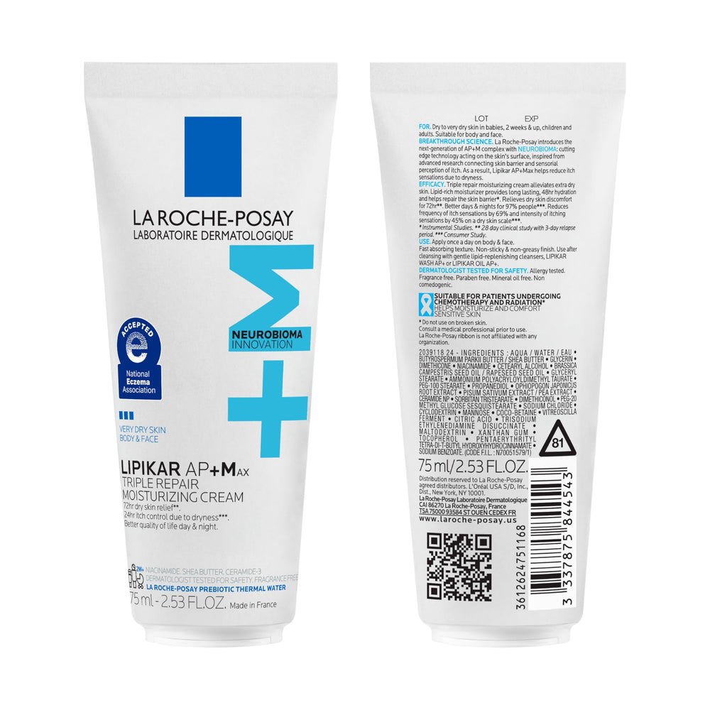 La Roche-Posay Lipikar AP+MAX uso familiar en bebé y adulto para piel sensible