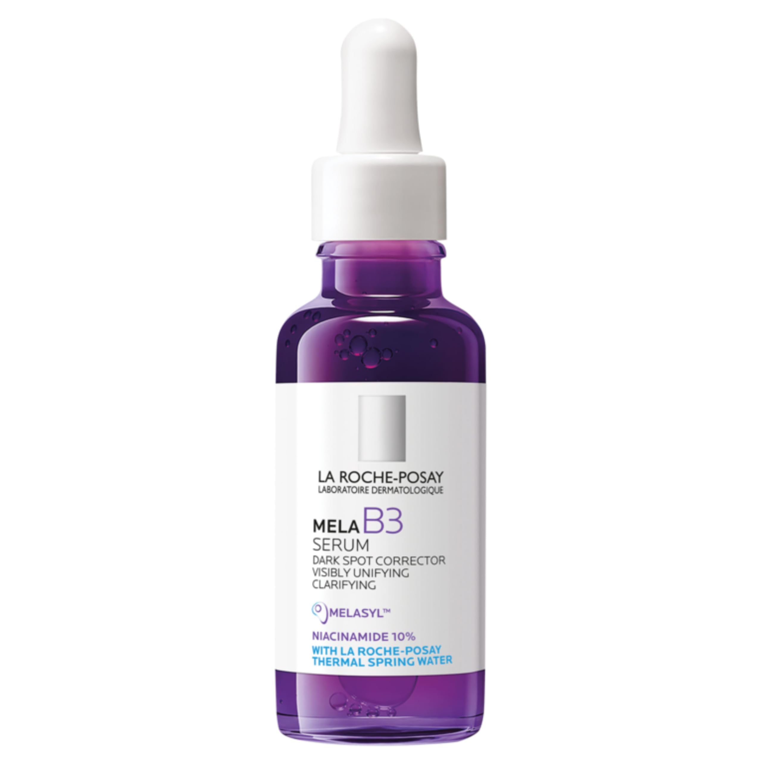 La Roche-Posay frasco frontal mostrando envase y claridad del producto
