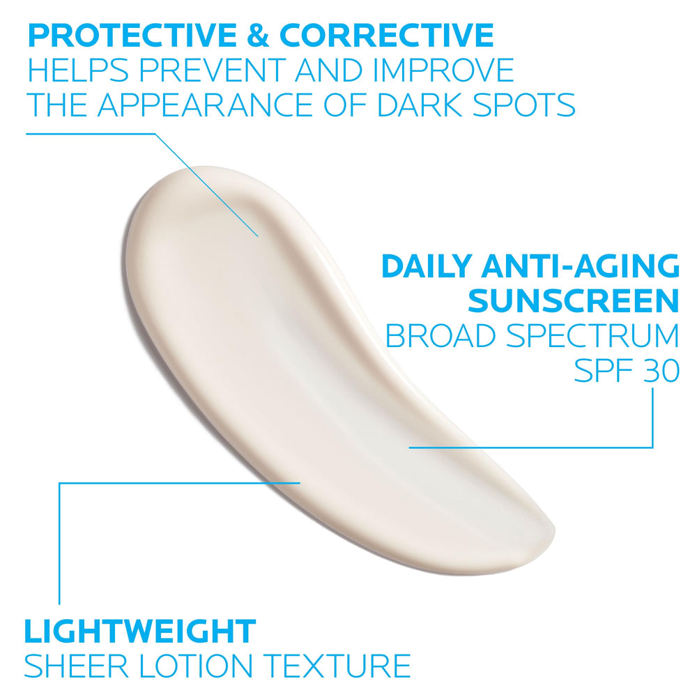 La Roche-Posay textura cremosa extendida en piel para rápida absorción